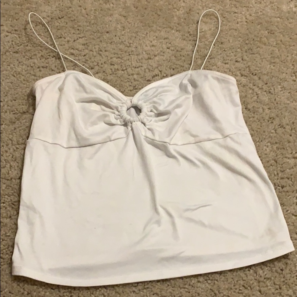 White tank top